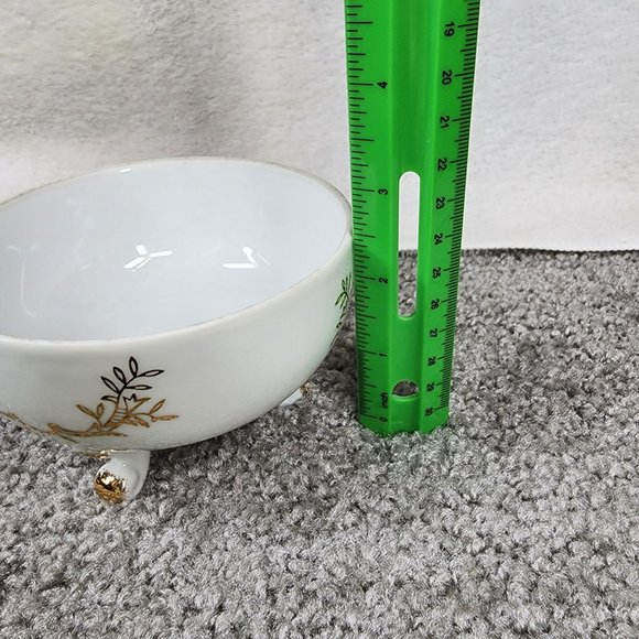 50th Anniversary Dish Trinket Box Candy Dish Lefton China Hand painted Japan - Picture 7 of 16